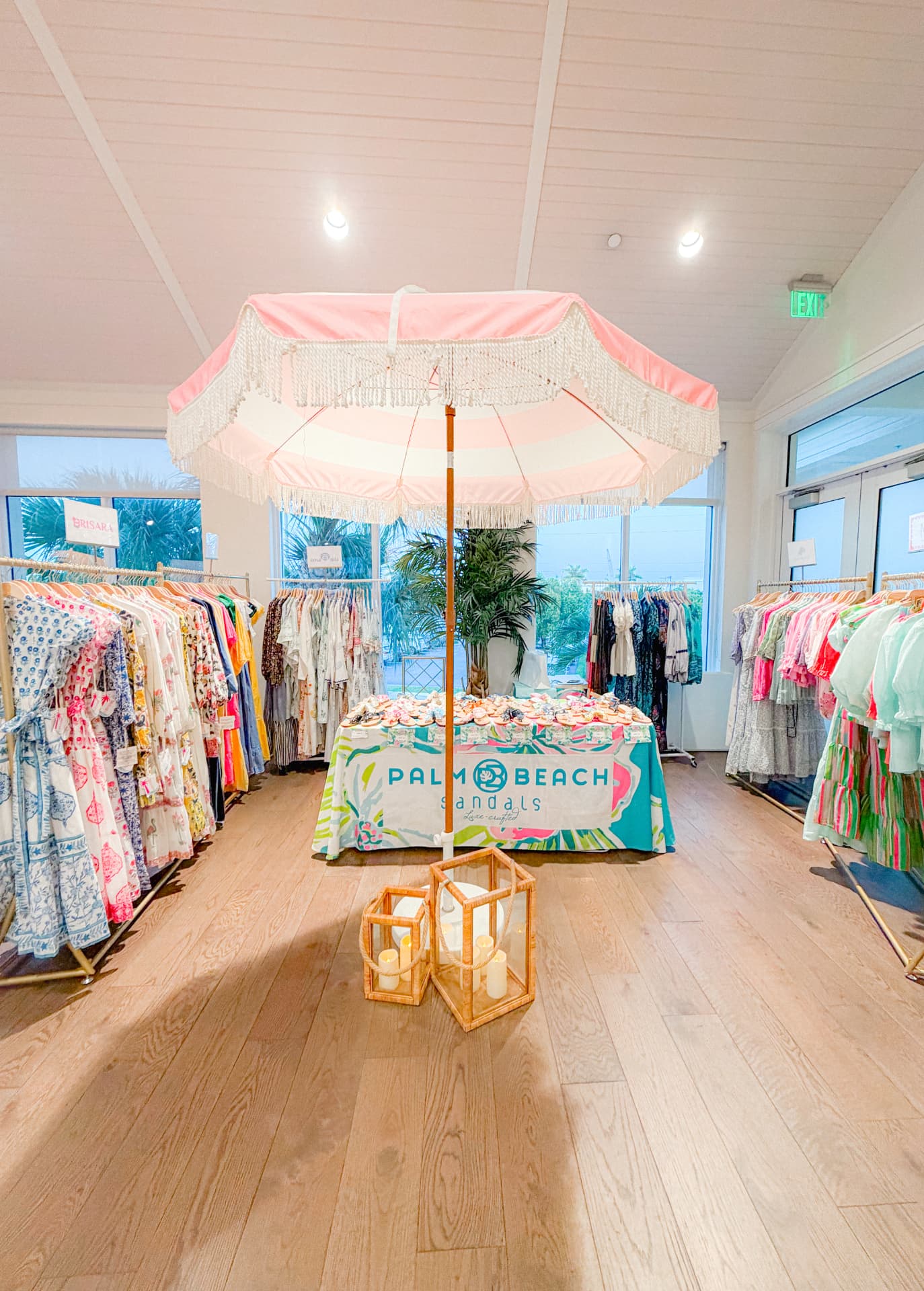 Palm Beach Sandals in the boutique